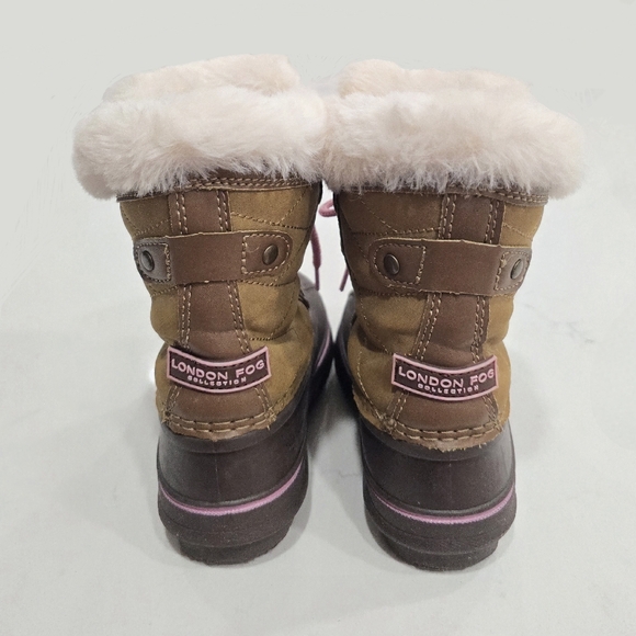 London Fog Enfield Warm Boots Tiddler Girl Size 9 - Picture 6 of 13